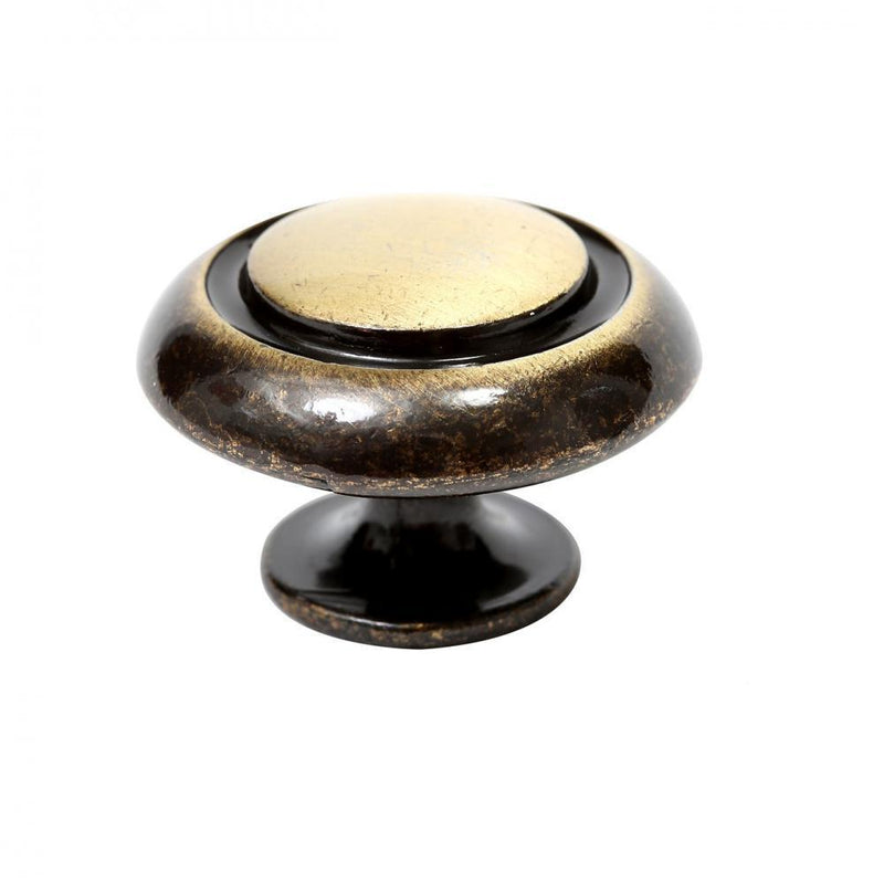 Phoenix Door Knob Single Indent - Bronze - CABINET KNOBS - Beattys of Loughrea