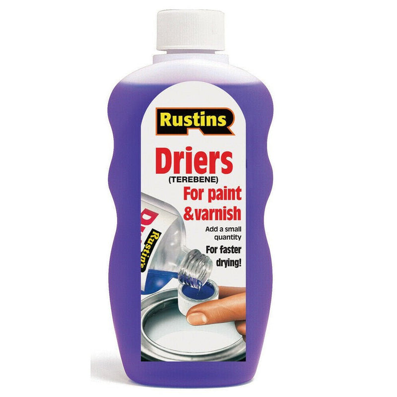 Rustins 300Ml Paint Driers Terebene - WHITE SPIRIT/TURPS/TEAK/LINS - Beattys of Loughrea