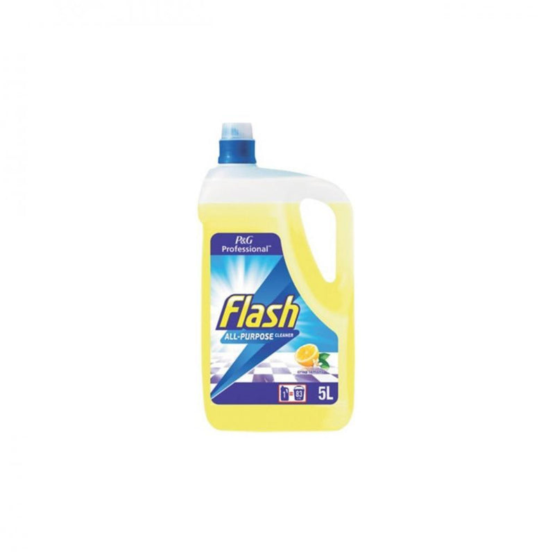 Flash All Purpose Lemon Cleaner - 5ltr - CLEANING - LIQUID/POWDER CLEANER (1) - Beattys of Loughrea