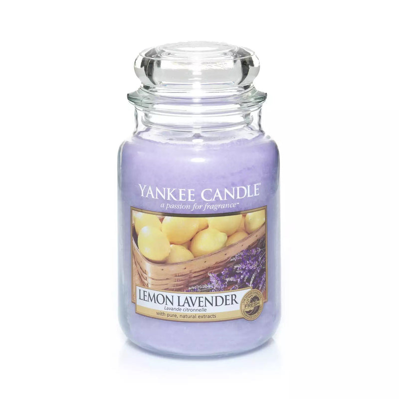 Lemon Lavender Large Yankee Candle 623g - Beattys of Loughrea , www.beattys.ie